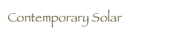 Contemporary Solar